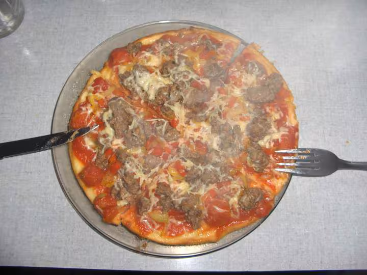 Pizza a la poele