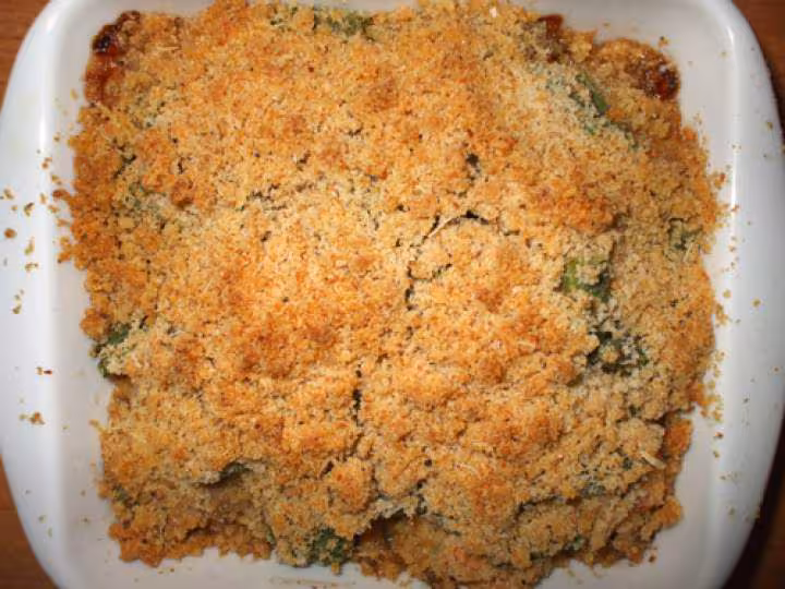 Crumble au saumon