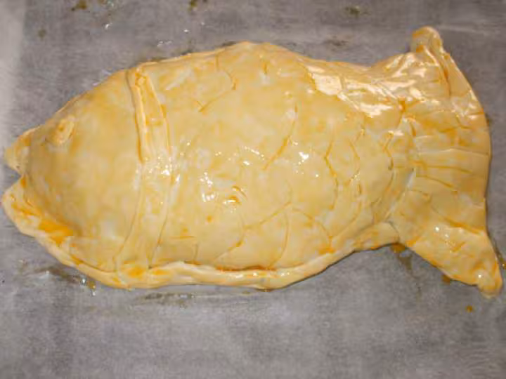 Feuillete saumon et epinard