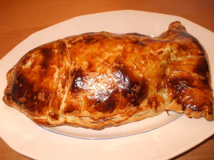 Feuillete saumon et epinard