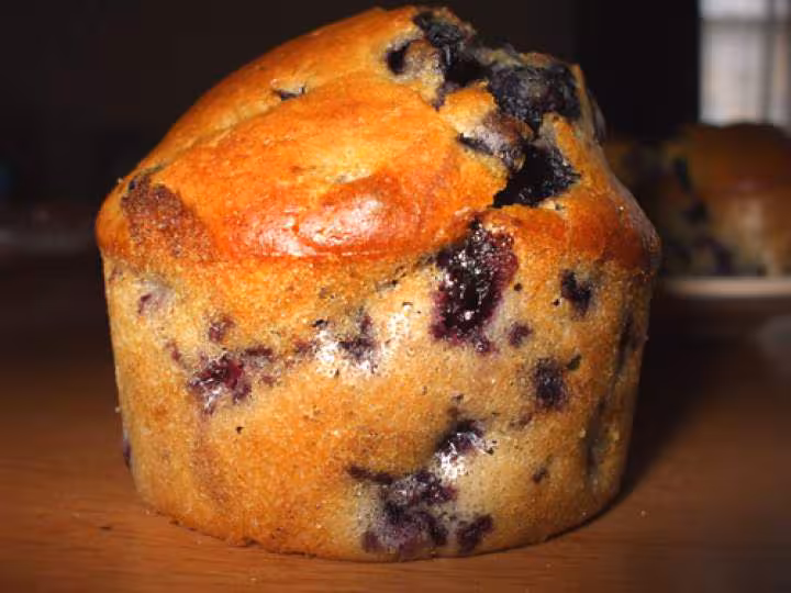 Muffin aux myrtilles