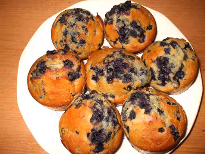 Muffins aux myrtilles