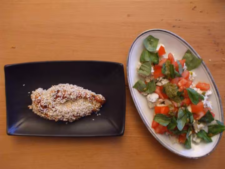 Salade de tofu poulet au sesame