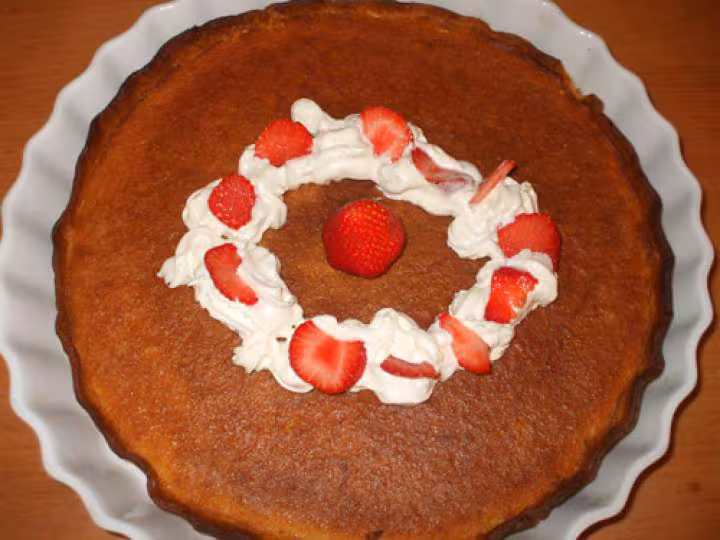 Tarte au citron vert et amande