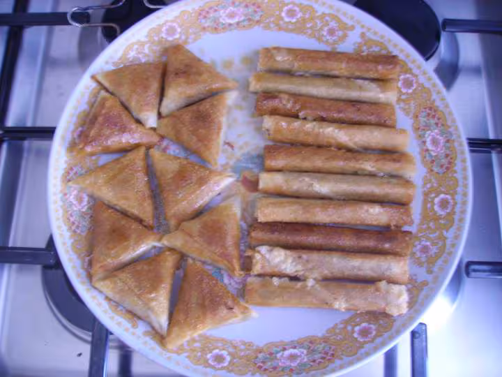 Doigts de la mariee briouates aux amandes