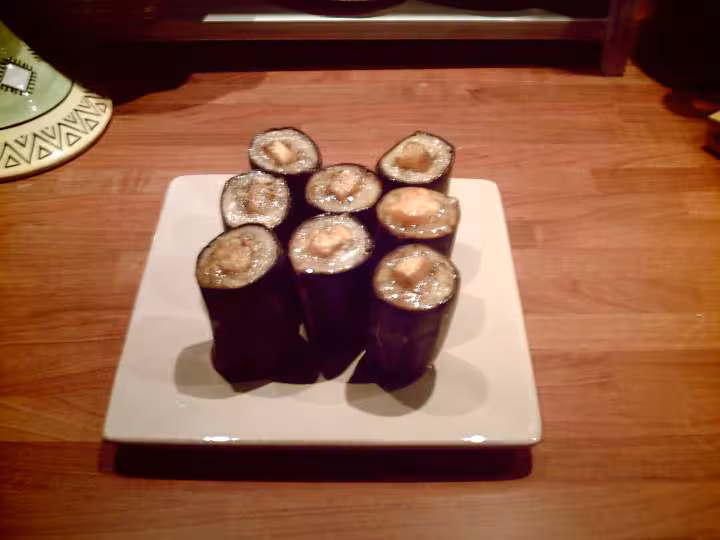 Maki a la banane et a la mangue