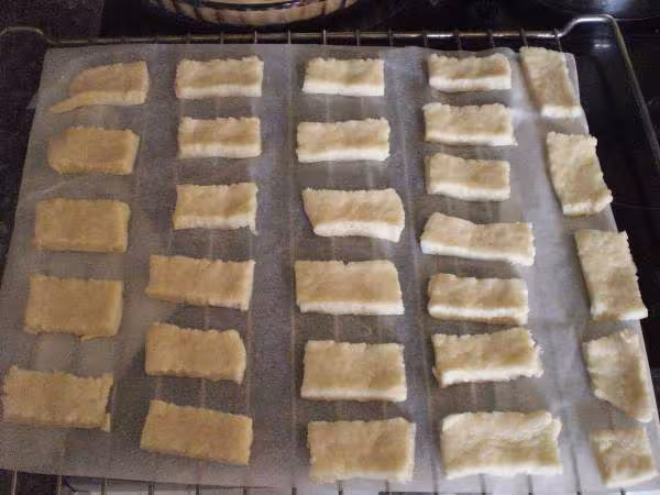 Canistrelli avant cuisson