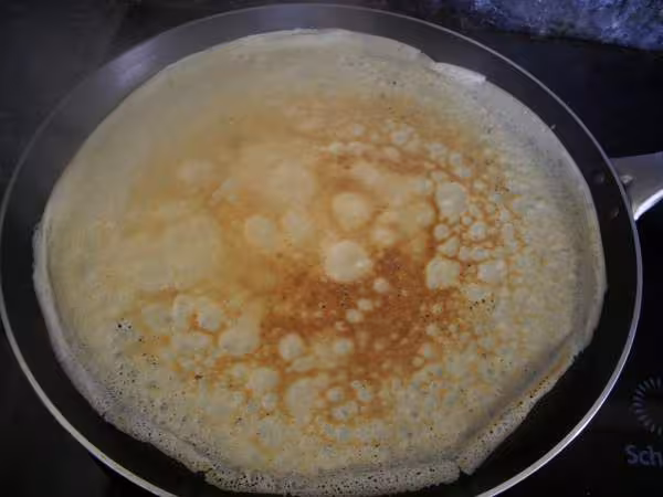 Crepes snas sucre ni graisse a la biere