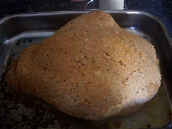 Poulet en croute de sel