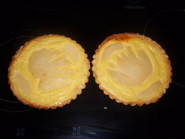 Tartelletes poire et poudre d amandes
