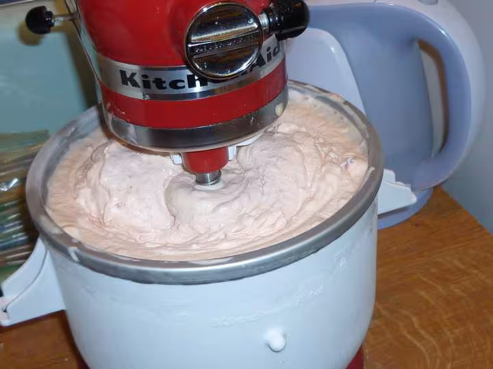 Glace aux fraises