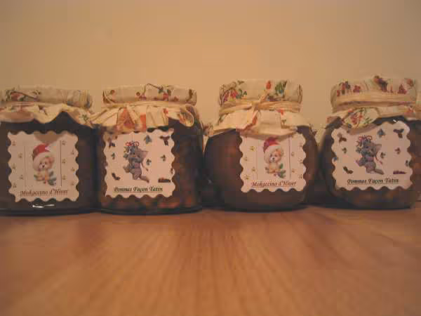 Petites confitures pour noel
