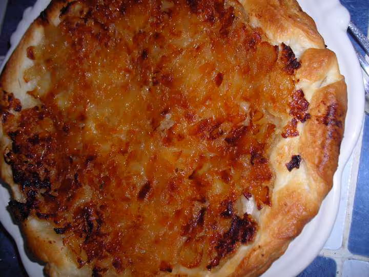 Tatin caramelisee echalottes oignons