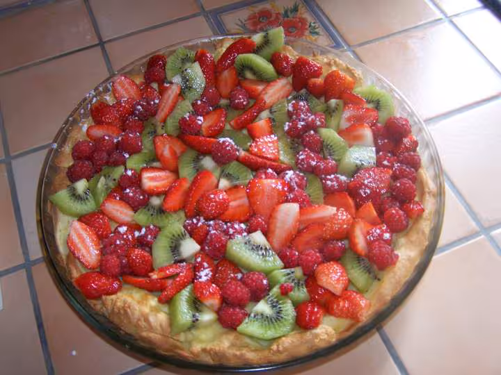 Tarte briochee aux fruits d ete