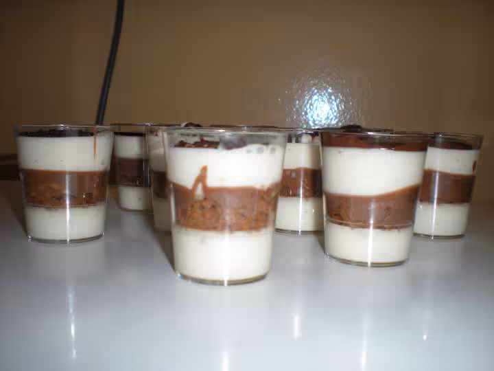 Verrines au chocolat
