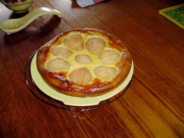 Tarte briochee au poire de mamanhelene