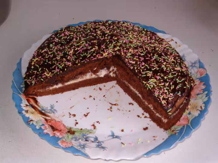 Gateau simplissime au chocolat noir sans beurre ni mesure