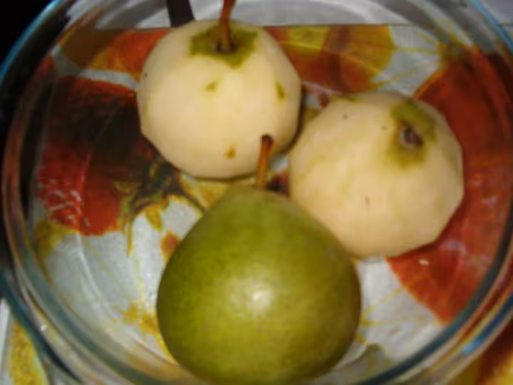 Peler les poires
