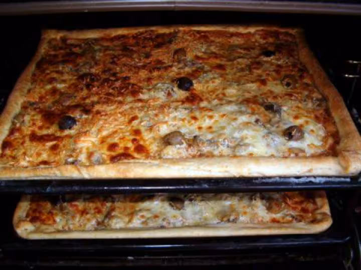 Pizza apres cuisson