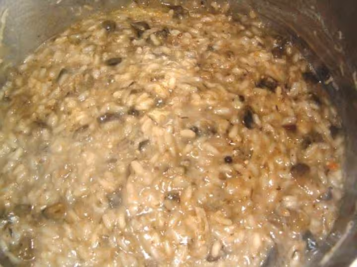 Risotto aux aubergines