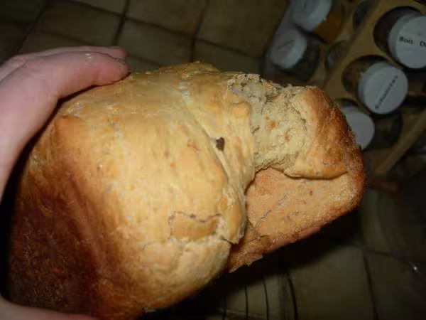 Mon pain colore pour petit dejeuner