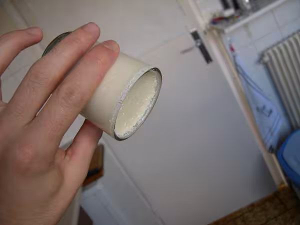 Yaourts essai 2 acides bulles vue a