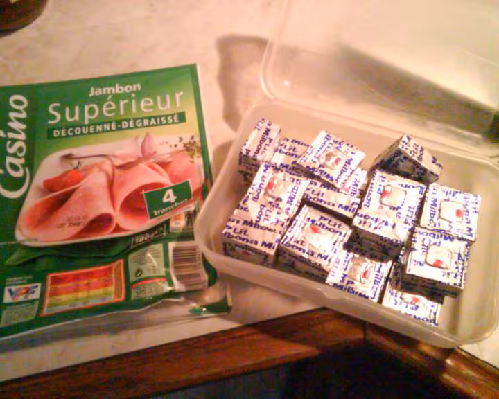 Ingredients mousse au jambon