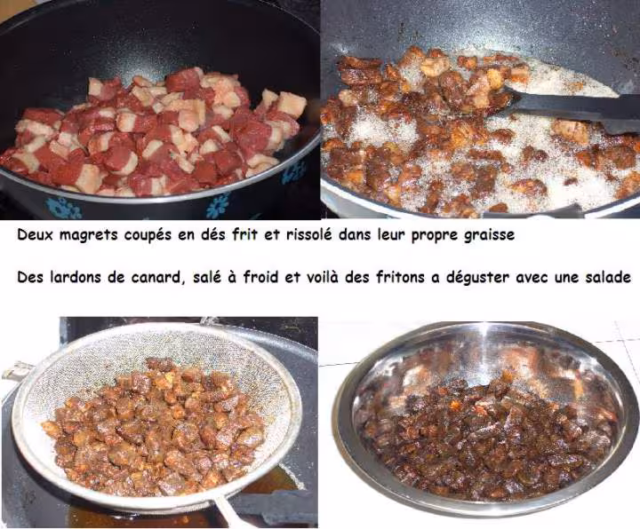 Lardons de canard