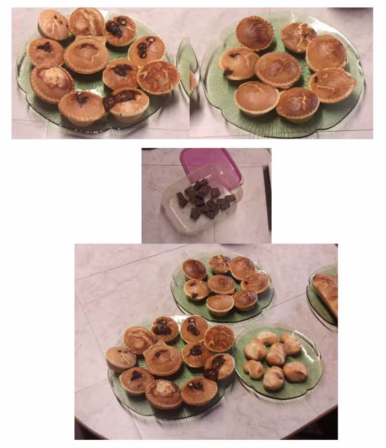 Muffins dans le pie