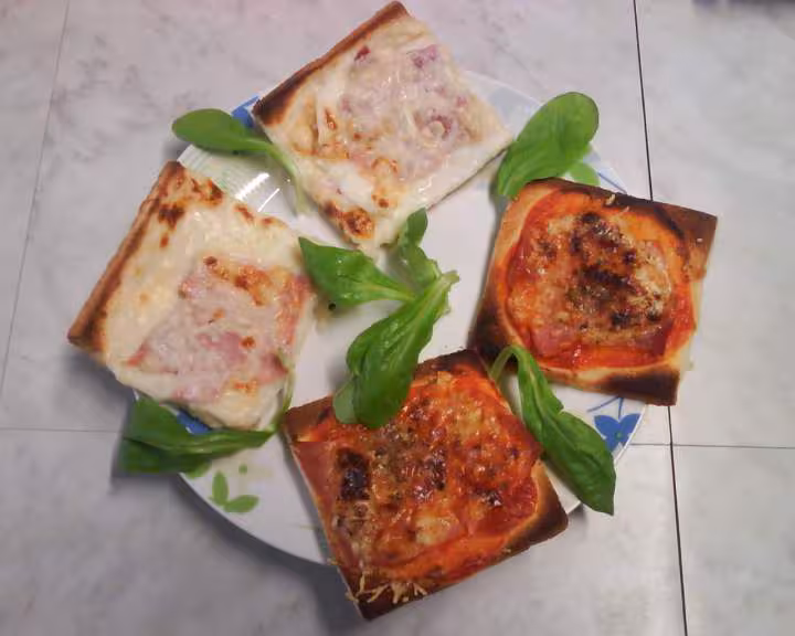 Tartine pizza bechamel