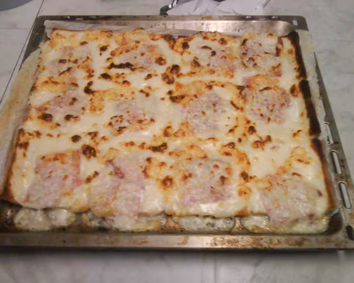 Tartines bechamel cuites