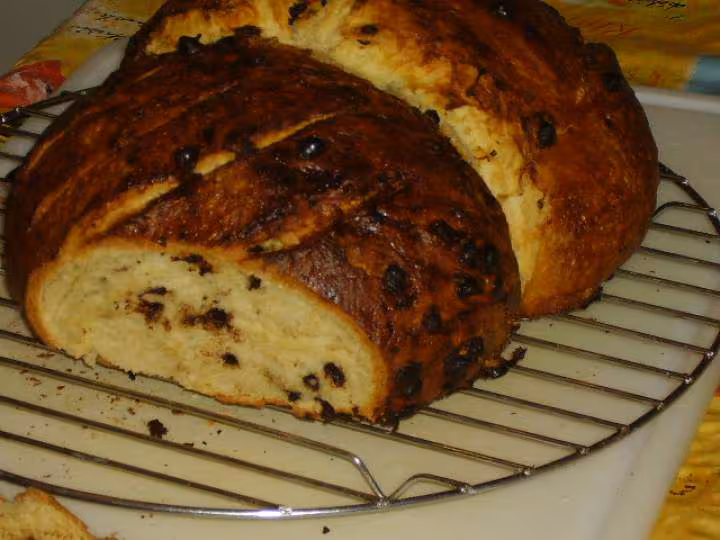 Brioche aux pepites de chocolat