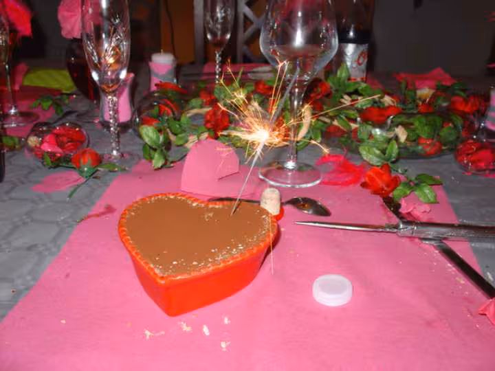 Dessert de st valentin