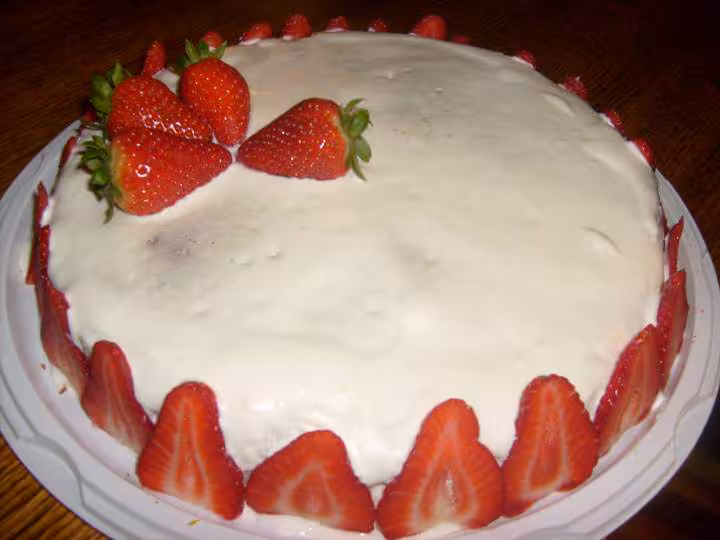Gateau aux fraises