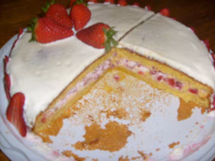 Gateau aux fraises 2