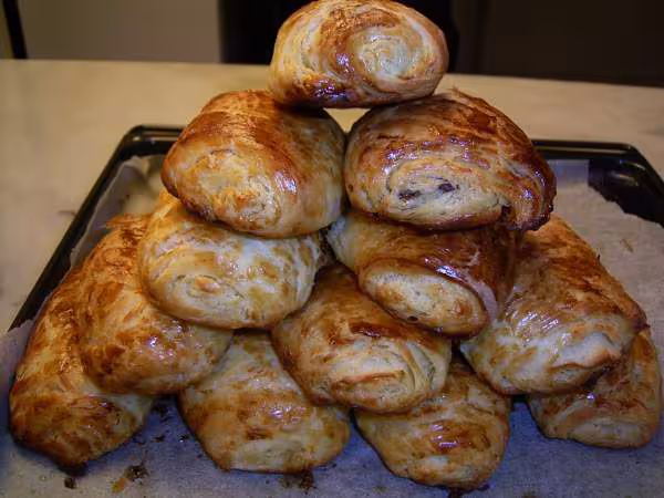 Petits pains pralinoise pyramide