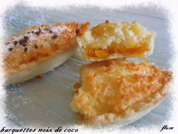 Barquettes noix de coco