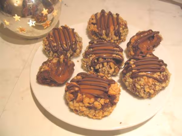 Bouchees chocolat caramel