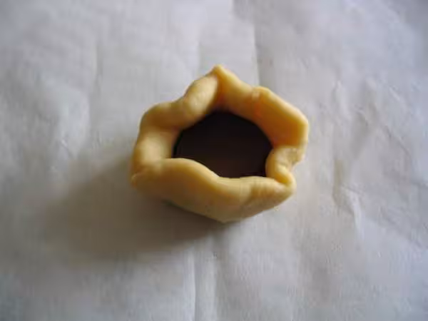 Brioche fourree rabattre la pate