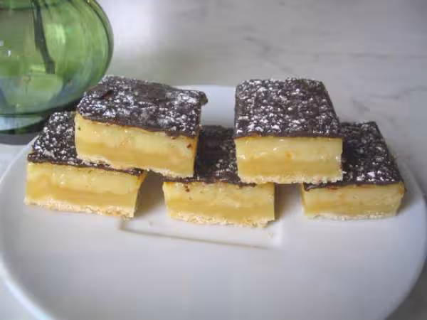 Carres a l orange et au chocolat