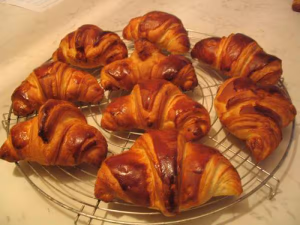 Croissant apres cuisson