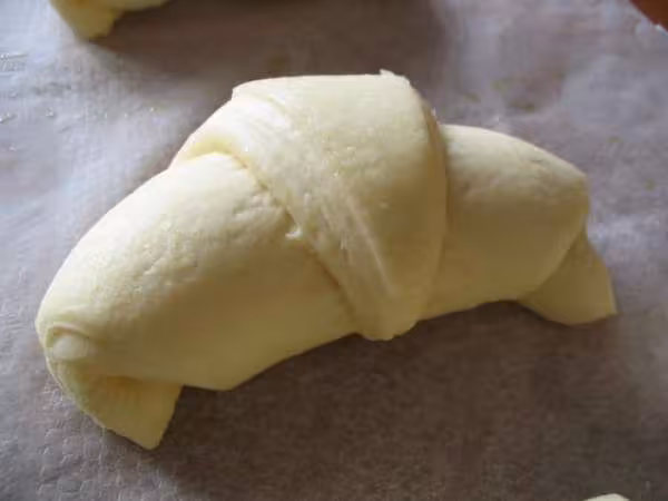Croissants aux amandes apres levee 3h