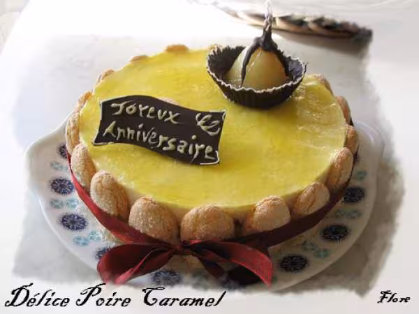 Delice poire caramel