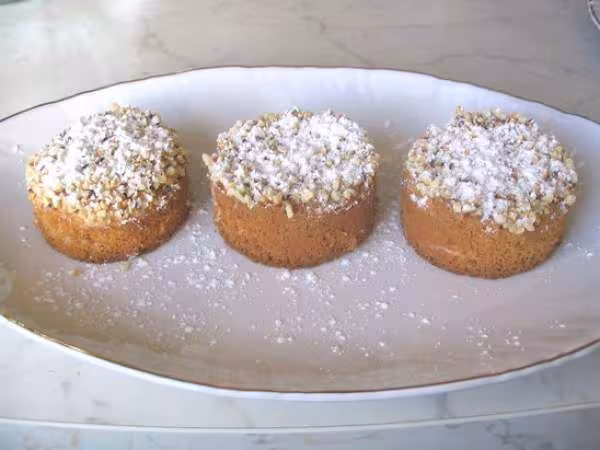 Gateau aerien individuel aux amandes