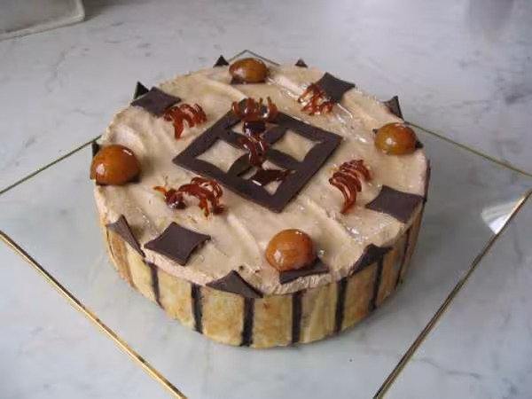 Gateau creme brulee mirabelle