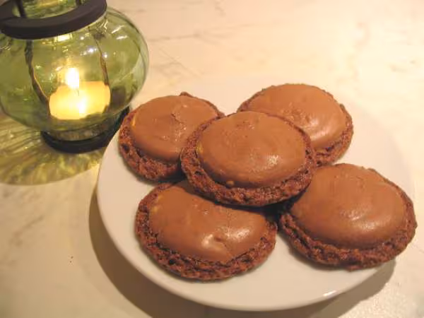Macarons au chocolat recette lenotre