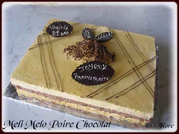 Meli melo poire chocolat