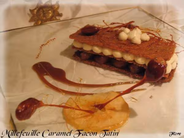 Millefeuille caramel facon tatin