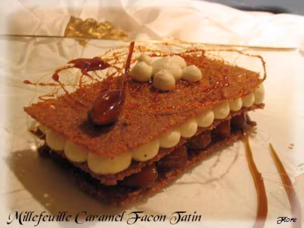 Millefeuille caramel facon tatin