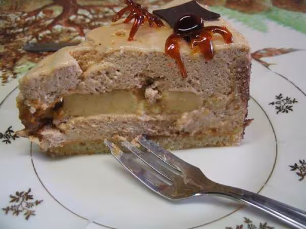 Part gateau creme brulee mirabelle photo